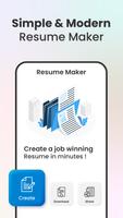 Pro Resume Builder - CV Maker capture d'écran 1