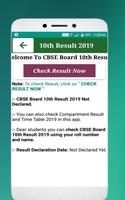 CBSE 10th Result 2019 - CBSE Board Result 2019 capture d'écran 2