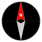 Compass Black FREE أيقونة