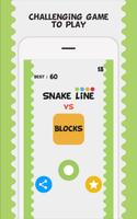 Snake Line VS Blocks Affiche