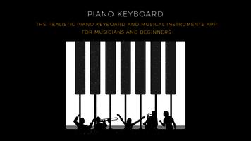 Piano Keyboard Poster