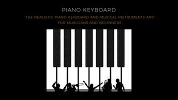 Piano Keyboard Plakat