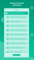 Unlock any device Techniques - Phone Unlock Tips Poster