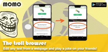 Edit a webpage and play jokes