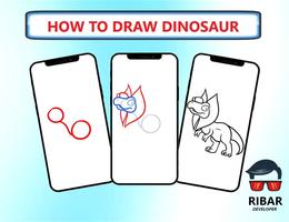 Cómo dibujar dinosaurios captura de pantalla 1