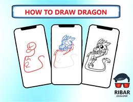 Wie zeichnet man Dragon Plakat