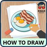 Hoe eten en drinken te tekenen