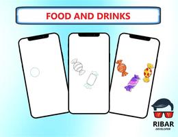 Cara gambar Makanan & Minuman screenshot 2