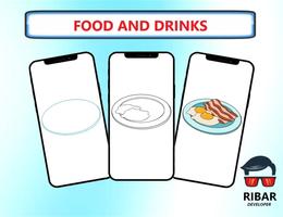 How To Draw Food and Drinks poster