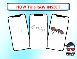 Wie zeichnet man Insekten Plakat