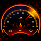 Rich Car Speedometers Sim-icoon