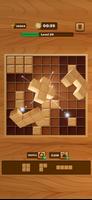 Wood Match - Wood Block الملصق