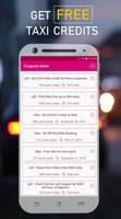 1 Schermata Taxi Rideshare Promo Codes