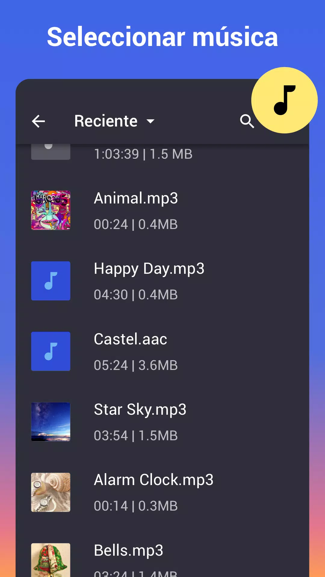 Descarga de APK de Editor de Audios: cortar audio para Android