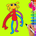 Rainbow Friends Coloring Book biểu tượng