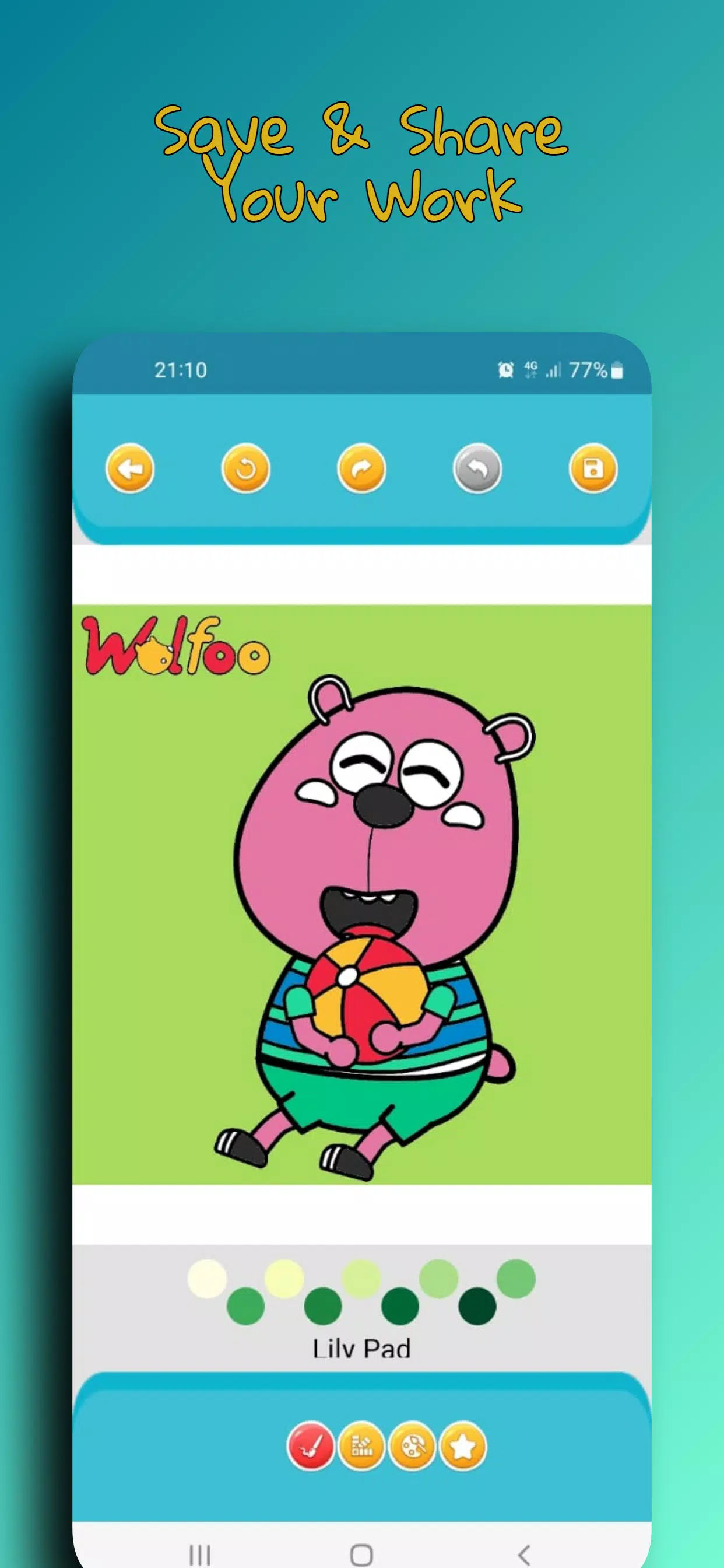 Wolfoo Family Coloring & Drawing APK pour Android Télécharger