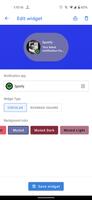 Notification Widget capture d'écran 3