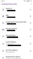 Android IDs screenshot 1
