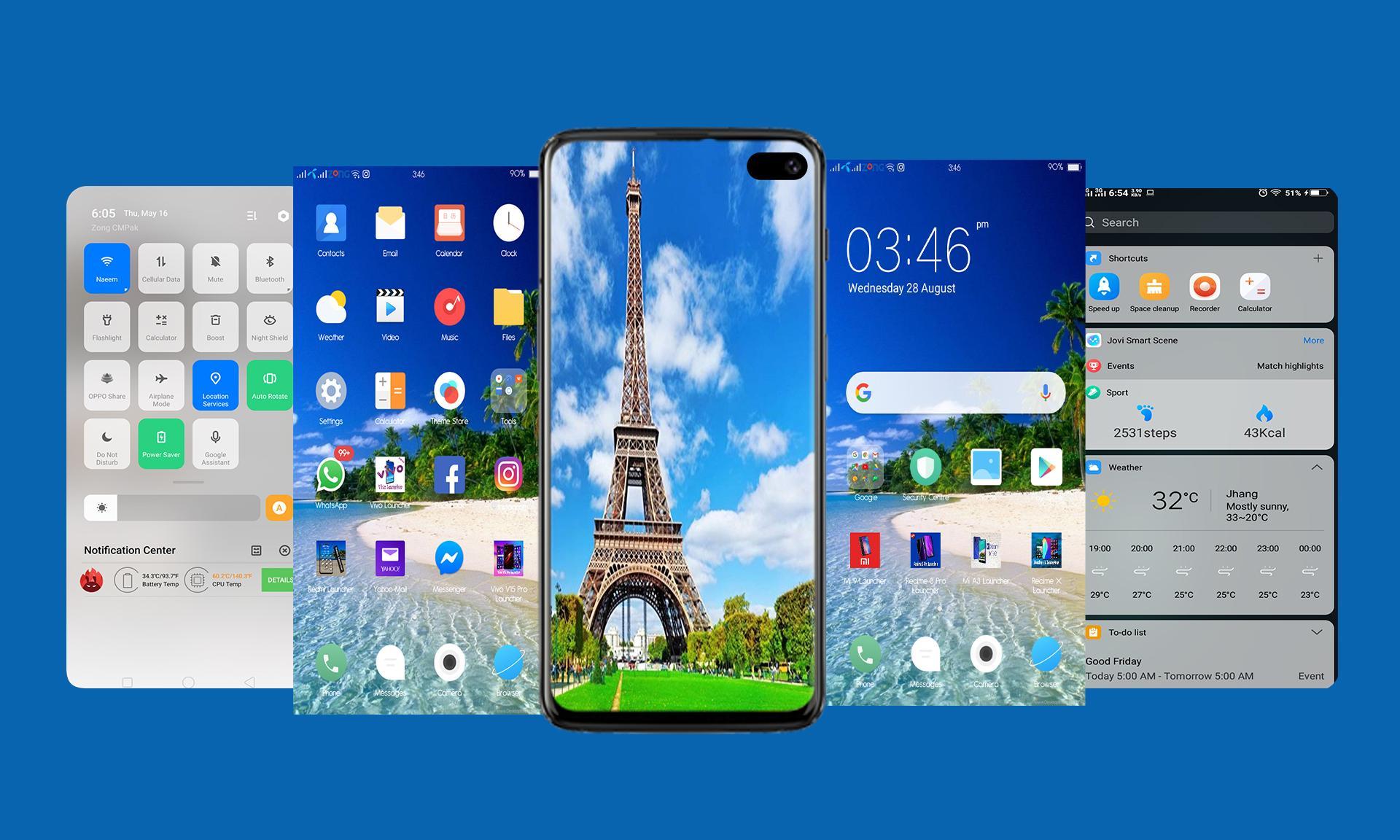 Android 用の Galaxy Note 9 S10 Plus Launcher Themes Apk をダウンロード