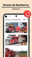 Sirenes de bombeiros Cartaz