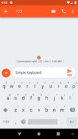 Simple Keyboard Plakat