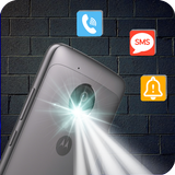 Flash Alerts on Call & SMS - Ringing Flashlight icône