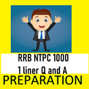 RRB NTPC 2020 1000 One liner Q aplikacja