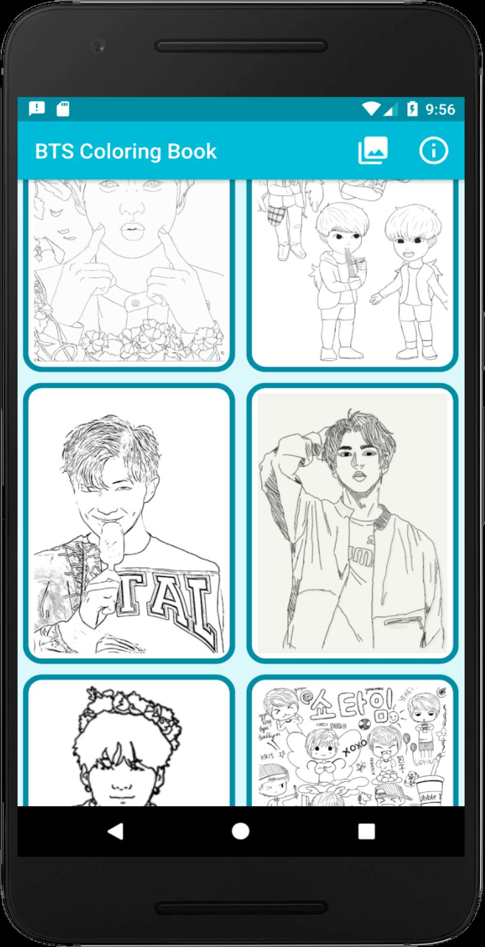 Bts K Pop Coloring Books For Android Apk Download - 