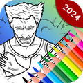 Colors: Superheroes Coloring