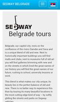 برنامه‌نما Belgrade Segway tours عکس از صفحه