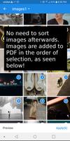 Ubah banyak gambar menjadi PDF screenshot 1