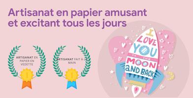 Apprendre l'artisanat papier Affiche