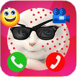 Call from 📱 cat-angelas -fake call&Chat Simulator