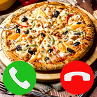 Fake Call from pizza icon
