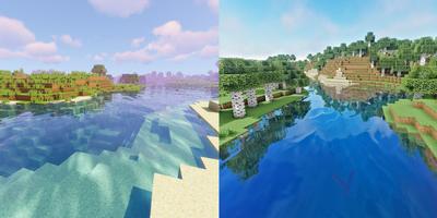 RTX Shaders for Minecraft Affiche