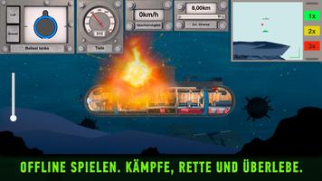 Nuclear Submarine U-Boot Krieg Plakat
