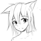 Anime for sketching. Ideas icon