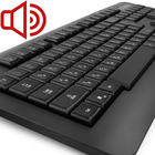 Sonidos de teclado. Colección icono