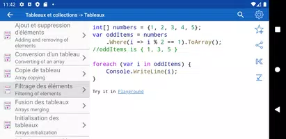C# Recipes capture d'écran 4