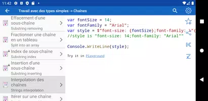 C# Recipes capture d'écran 5