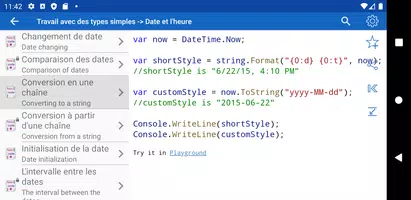 C# Recipes capture d'écran 6