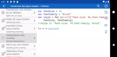 Golang Recipes capture d'écran 5