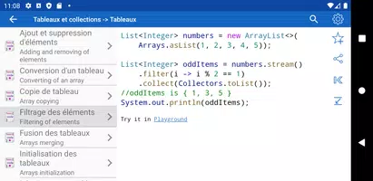 Java Recipes capture d'écran 4