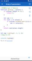 JavaScript Code captura de pantalla 1