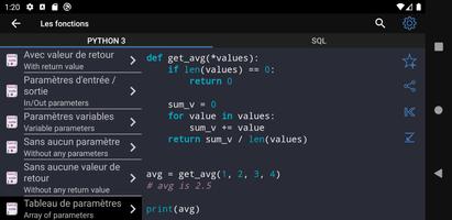 Python & SQL capture d'écran 3