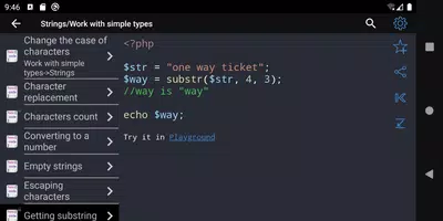 PHP Recipes captura de pantalla 6
