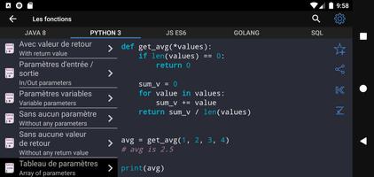 Code Recipes capture d'écran 3