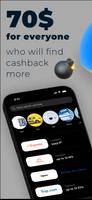 Cashback from any purchases poster