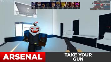 Arsenal mod for roblox capture d'écran 1