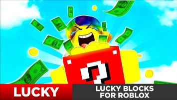 Lucky block mods for roblox ポスター